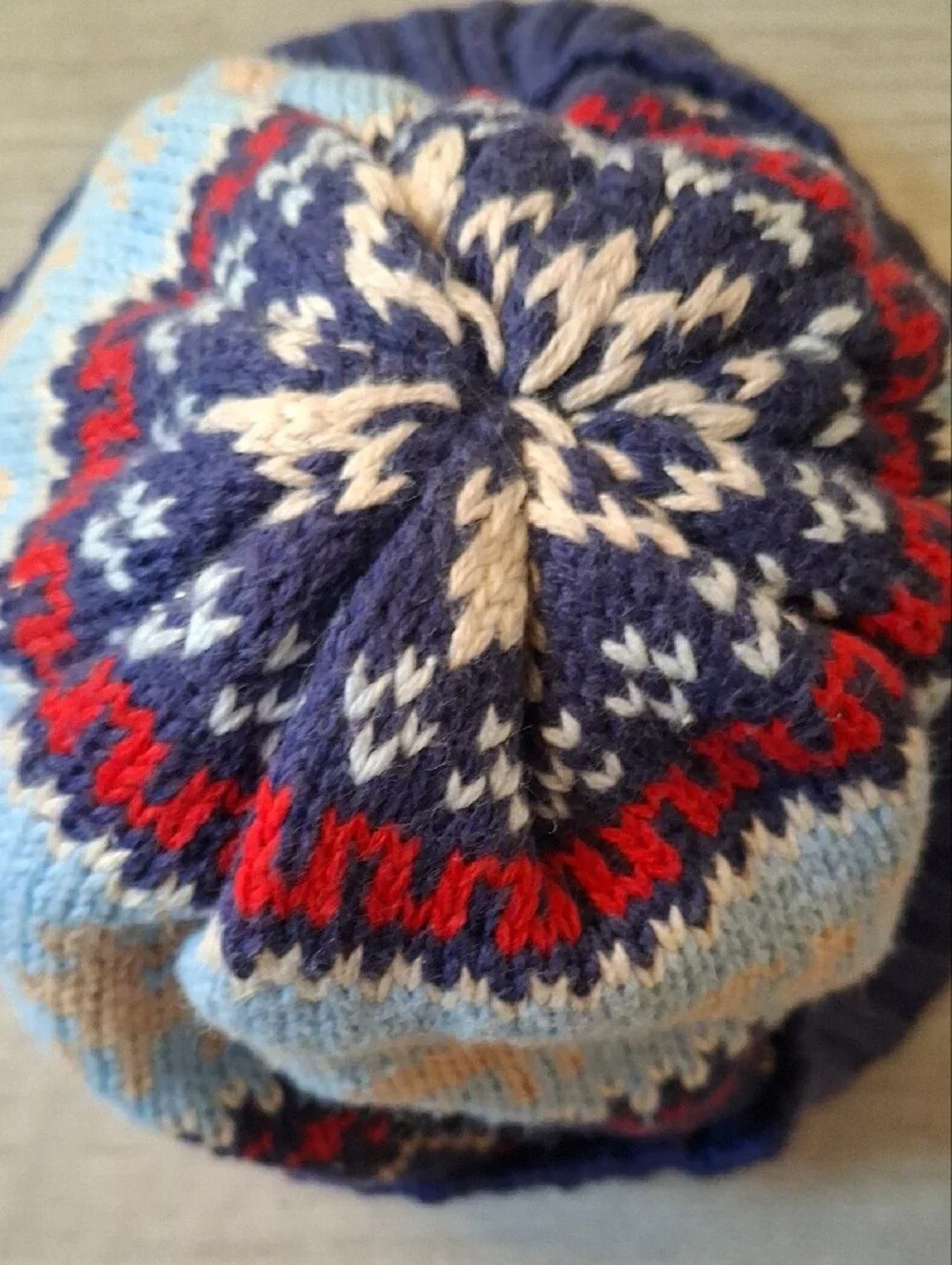 Gymboree Vintage Knit Earflap Hat Size 6-12 Months (M)